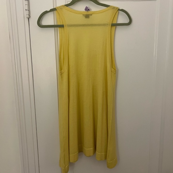 Theory Cashmere swing tank top, yellow size L - Picture 4 of 5